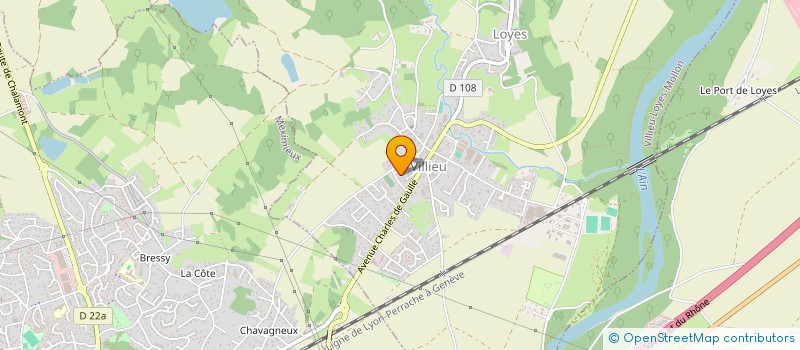 localisation de l'entreprise MONSIEUR STEVEN MASSON  VILLIEU-LOYES-MOLLON