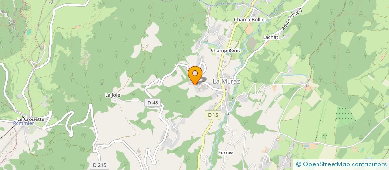 localisation de l'entreprise MONSIEUR STEVEN MAUDIEU  LA MURAZ