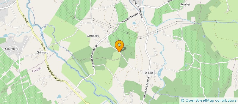 localisation de l'entreprise MONSIEUR STEVEN MAUGET  SAINT-CIERS-D'ABZAC