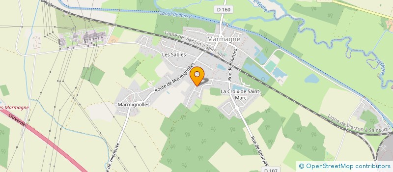 localisation de l'entreprise MONSIEUR STEVEN MAUNOIR  VIERZON