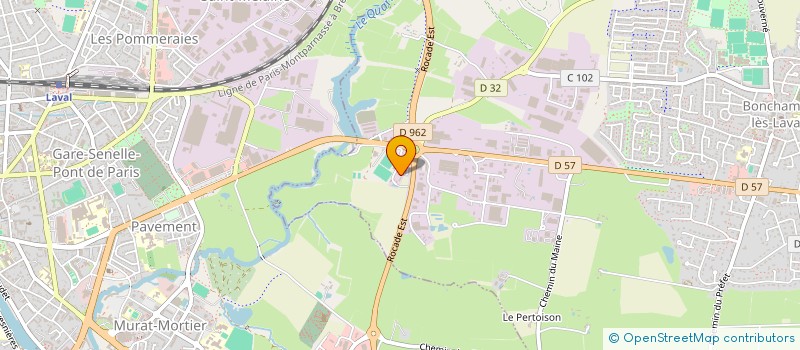 localisation de l'entreprise MONSIEUR STEVEN MERIAS à BONCHAMP-LES-LAVAL
