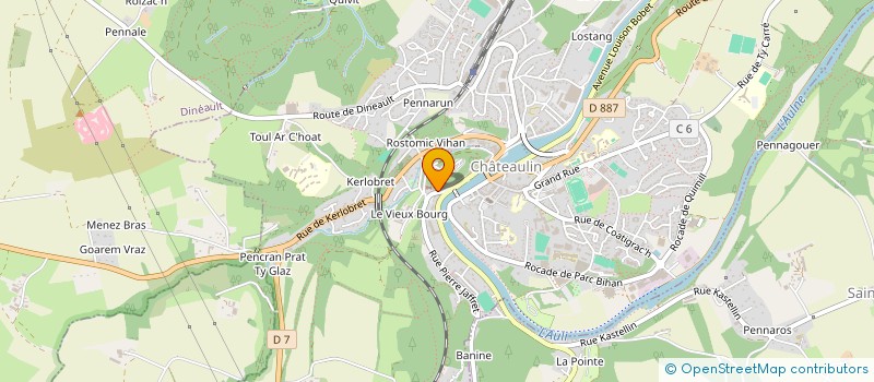 localisation de l'entreprise MONSIEUR STEVEN MICHEL VANDENABELLE à CHATEAULIN