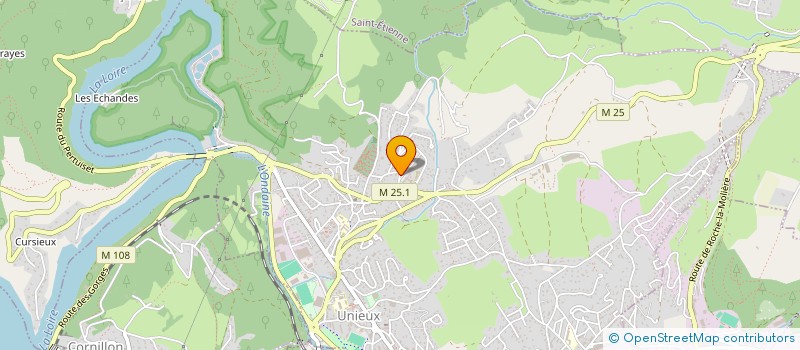 localisation de l'entreprise MONSIEUR STEVEN MONTROBERT  UNIEUX