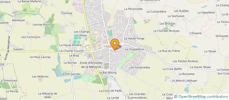 localisation de l'entreprise MONSIEUR STEVEN MOREAU  MELESSE