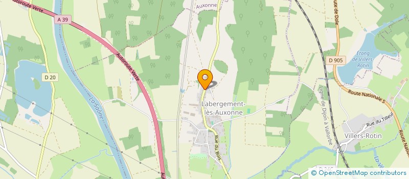 localisation de l'entreprise MONSIEUR STEVEN MORON  LABERGEMENT-LES-AUXONNE