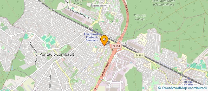localisation de l'entreprise MONSIEUR STEVEN MUKENDI  PONTAULT-COMBAULT