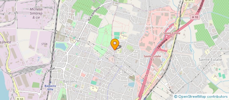 localisation de l'entreprise MONSIEUR STEVEN MUNIZ  BASSENS