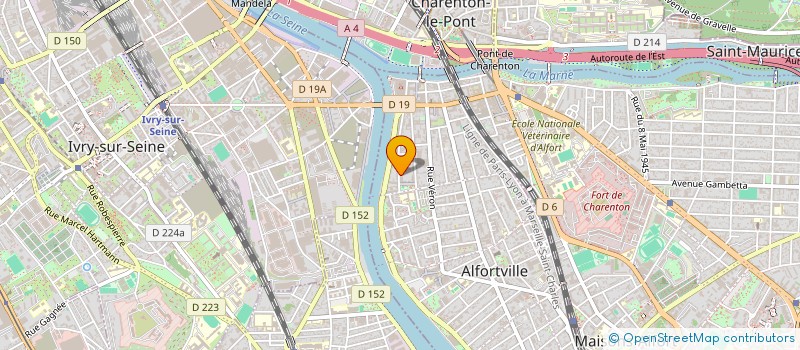 localisation de l'entreprise MONSIEUR STEVEN MURIL à ALFORTVILLE