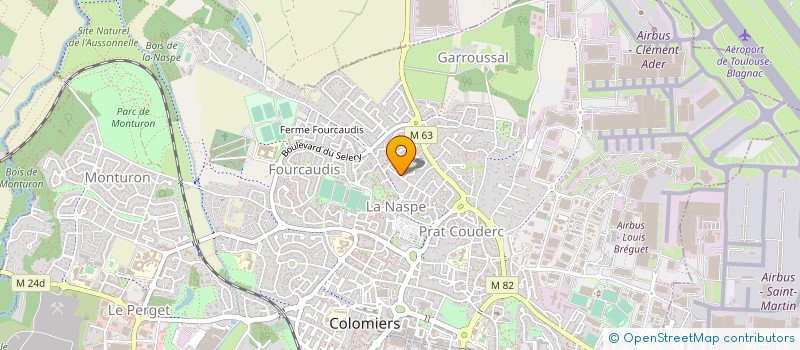 localisation de l'entreprise MONSIEUR STEVEN NADAL à COLOMIERS