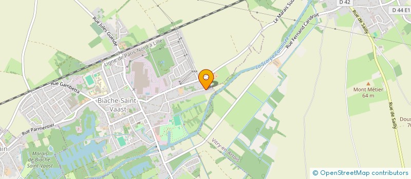 localisation de l'entreprise MONSIEUR STEVEN NAGLIK  BIACHE-SAINT-VAAST