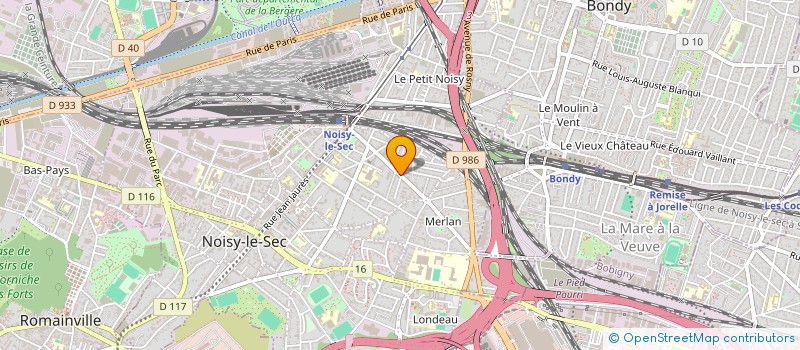 localisation de l'entreprise MONSIEUR STEVEN NAVANGAMBOTE  LES PAVILLONS-SOUS-BOIS