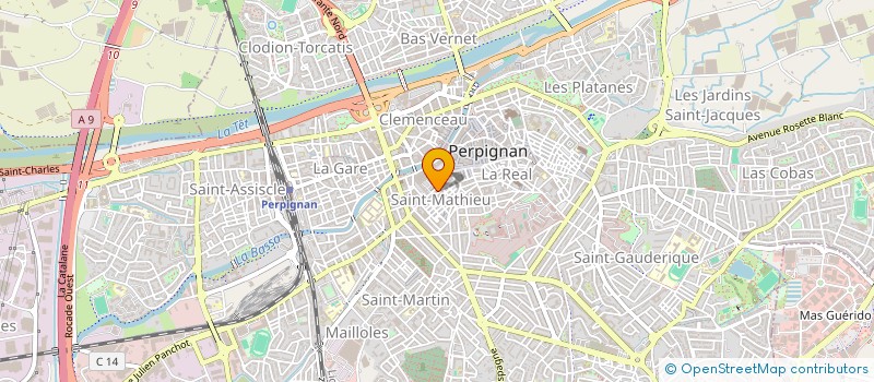 localisation de l'entreprise MONSIEUR STEVEN NEUVILLE  PERPIGNAN