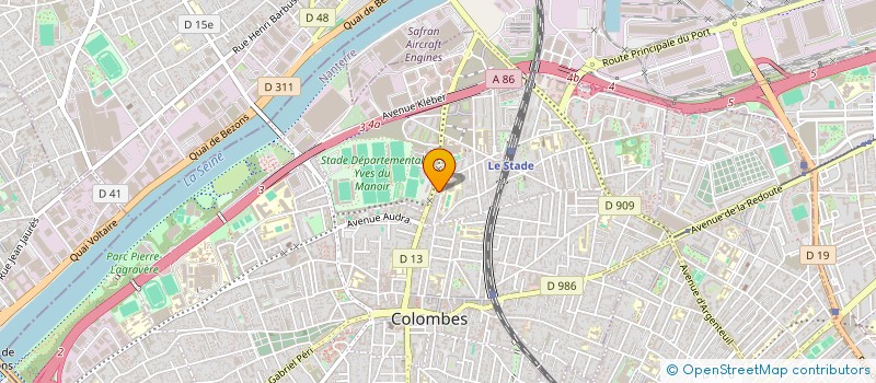 localisation de l'entreprise MONSIEUR STEVEN NGUYEN à COLOMBES