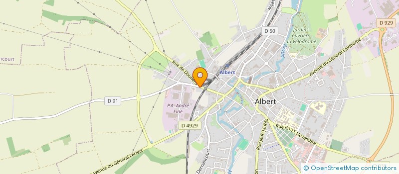 localisation de l'entreprise MONSIEUR STEVEN NOEL  ALBERT