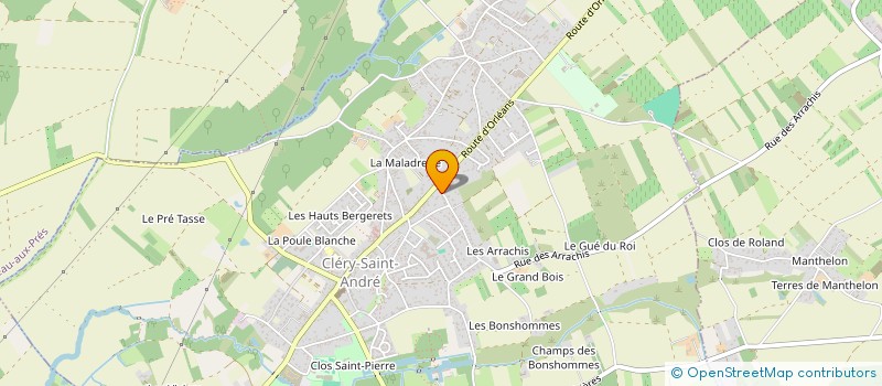 localisation de l'entreprise MONSIEUR STEVEN NOVAIS  CLERY-SAINT-ANDRE