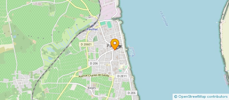 localisation de l'entreprise MONSIEUR STEVEN NUNES  PAUILLAC