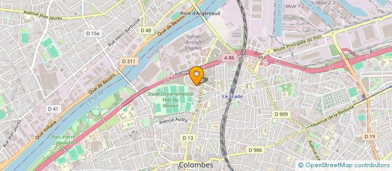 localisation de l'entreprise MONSIEUR STEVEN OBERLE à COLOMBES