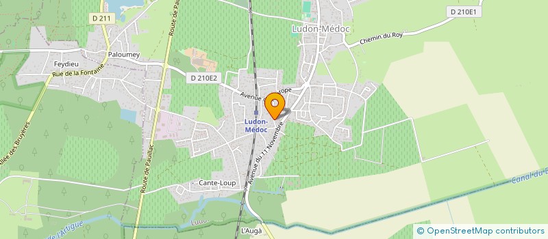 localisation de l'entreprise MONSIEUR STEVEN OJEDA à LUDON-MEDOC