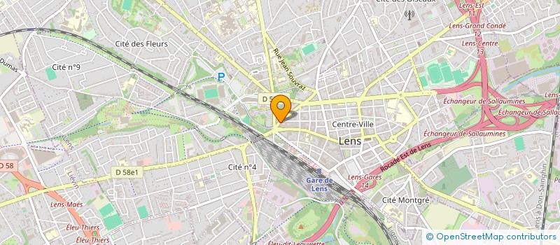 localisation de l'entreprise MONSIEUR STEVEN OSSOUKINE  HENIN-BEAUMONT