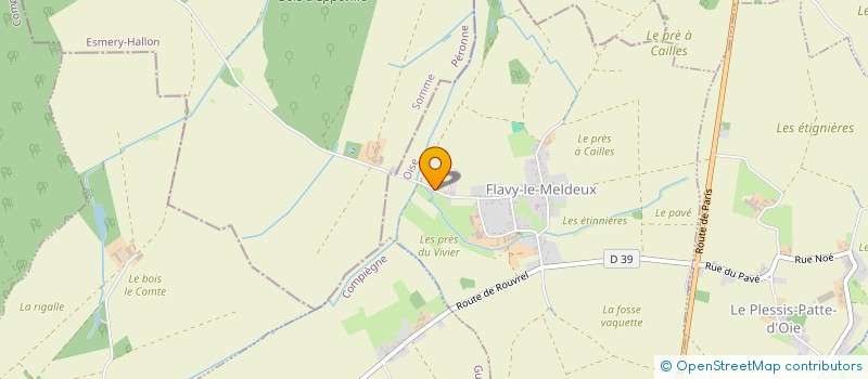 localisation de l'entreprise MONSIEUR STEVEN OVE  FLAVY-LE-MELDEUX