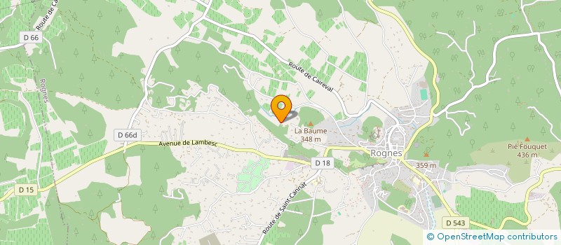 localisation de l'entreprise MONSIEUR STEVEN PALMAS  ROGNES