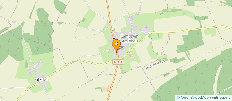 localisation de l'entreprise MONSIEUR STEVEN PAPIN  CAMPS-EN-AMIENOIS