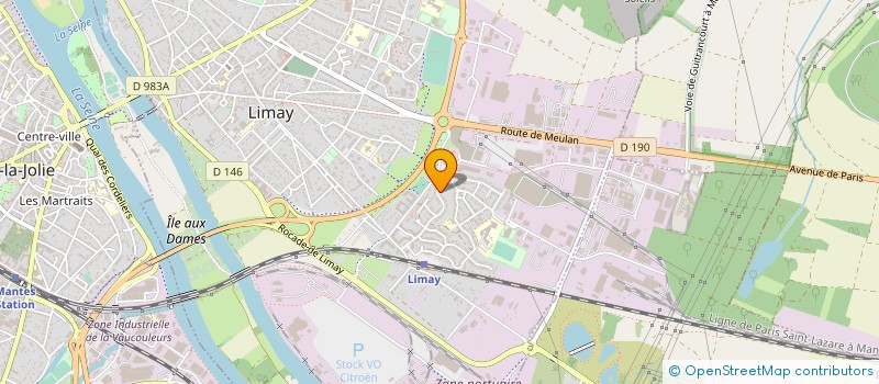 localisation de l'entreprise MONSIEUR STEVEN PAPPAGEORGIOU  LIMAY