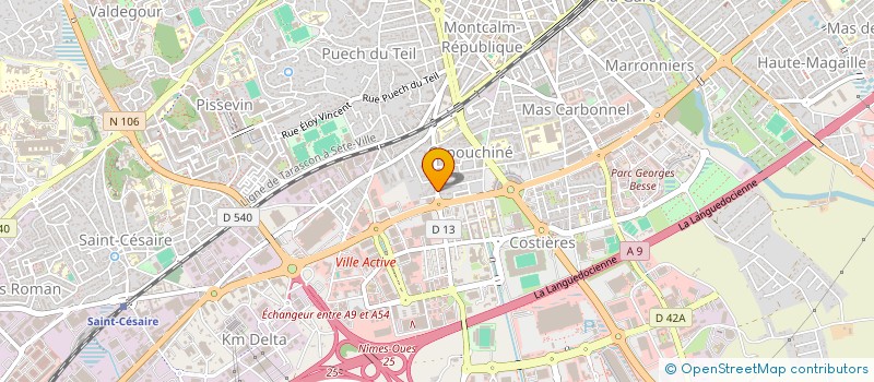 localisation de l'entreprise MONSIEUR STEVEN PASCAL  NIMES