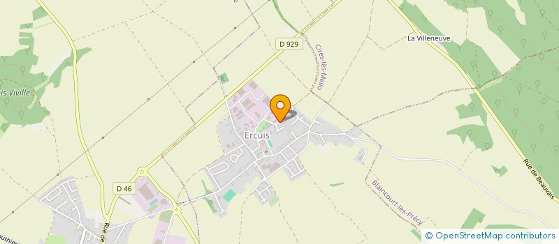 localisation de l'entreprise MONSIEUR STEVEN PATEYRON  ERCUIS