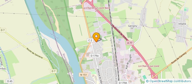 localisation de l'entreprise MONSIEUR STEVEN PELLETIER à LA CHARITE-SUR-LOIRE