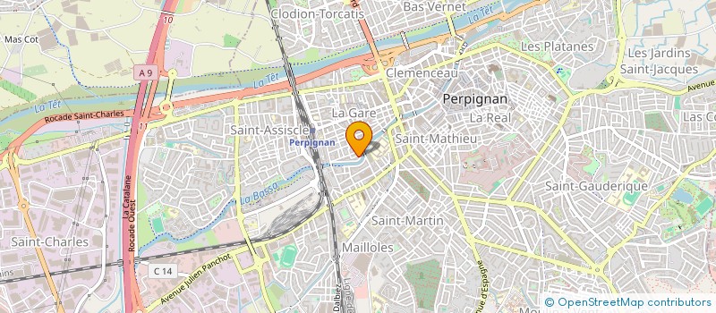 localisation de l'entreprise MONSIEUR STEVEN PENAUD  PERPIGNAN