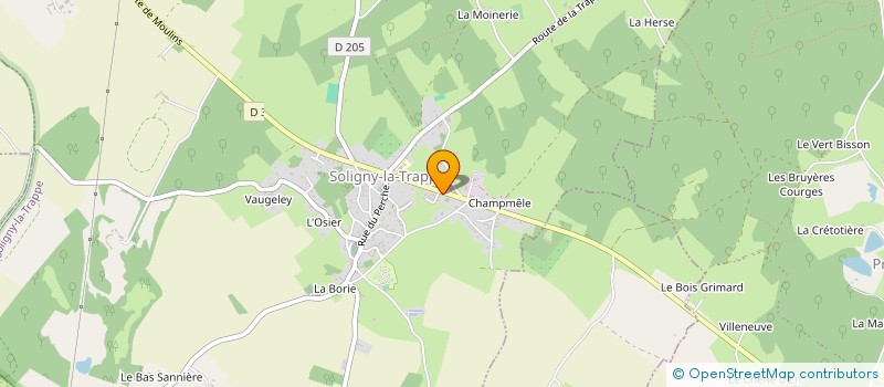localisation de l'entreprise MONSIEUR STEVEN PEREIRA DO REGO à SOLIGNY-LA-TRAPPE