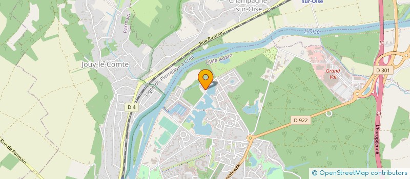 localisation de l'entreprise MONSIEUR STEVEN PETIT-CHARLES  L'ISLE-ADAM