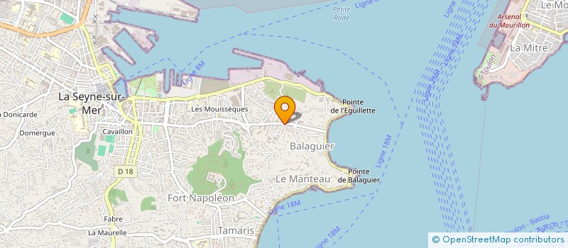 localisation de l'entreprise MONSIEUR STEVEN PETITJEAN à LA SEYNE-SUR-MER