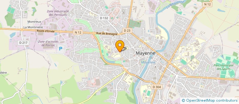 localisation de l'entreprise MONSIEUR STEVEN PETITPAS  MAYENNE