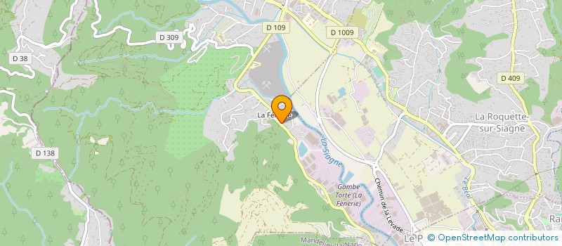 localisation de l'entreprise MONSIEUR STEVEN PETRUCCIANI  PEGOMAS