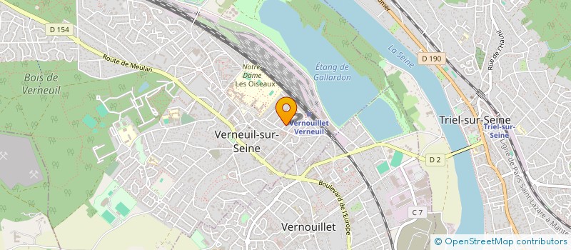 localisation de l'entreprise MONSIEUR STEVEN PIMPANEAU  VERNEUIL-SUR-SEINE