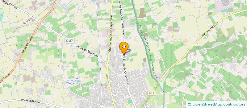 localisation de l'entreprise MONSIEUR STEVEN PLANCHON  PERNES-LES-FONTAINES