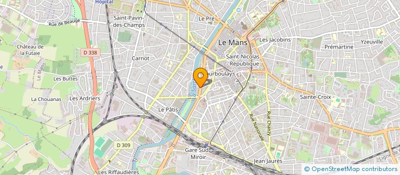 localisation de l'entreprise MONSIEUR STEVEN POISSON  LE MANS