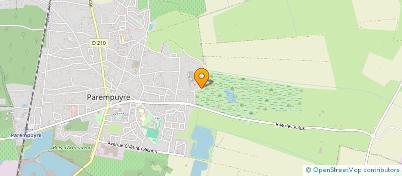 localisation de l'entreprise MONSIEUR STEVEN POITEVIN  PAREMPUYRE
