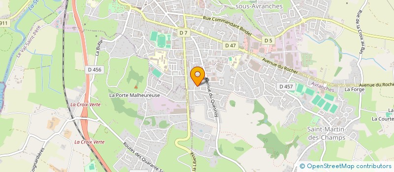 localisation de l'entreprise MONSIEUR STEVEN PORET  AVRANCHES