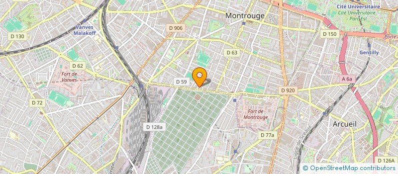 localisation de l'entreprise MONSIEUR STEVEN POUGIN  MONTROUGE