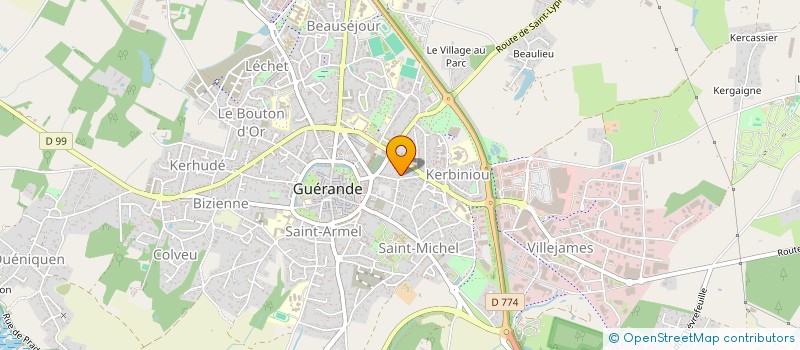 localisation de l'entreprise MONSIEUR STEVEN QUINTIN à GUERANDE