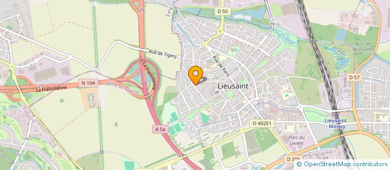 localisation de l'entreprise MONSIEUR STEVEN RAKOTONDRATRIMO  LIEUSAINT