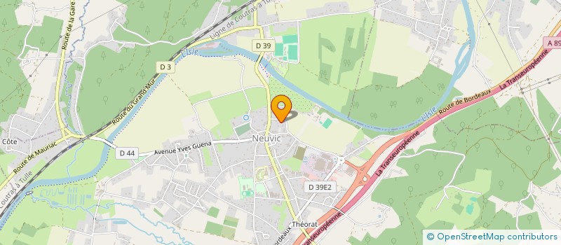 localisation de l'entreprise MONSIEUR STEVEN REED  ST SEVERIN D ESTISSAC