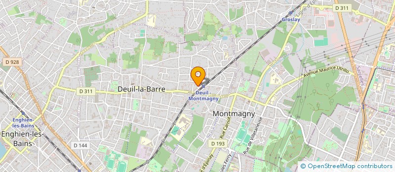 localisation de l'entreprise MONSIEUR STEVEN REMY  DEUIL-LA-BARRE