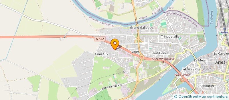 localisation de l'entreprise MONSIEUR STEVEN REYES  ARLES