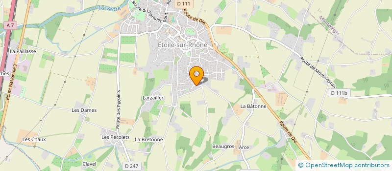 localisation de l'entreprise MONSIEUR STEVEN RICHARD à ETOILE-SUR-RHONE