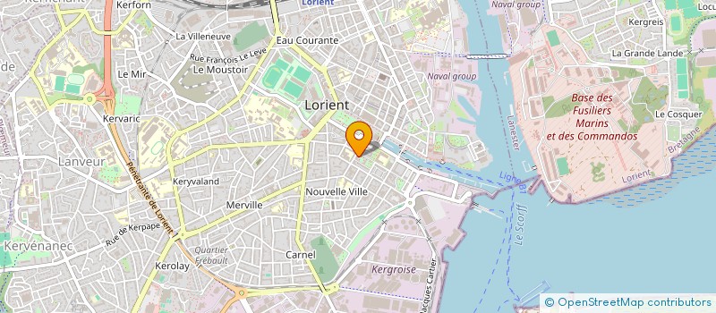 localisation de l'entreprise MONSIEUR STEVEN RICOUSSE à LORIENT
