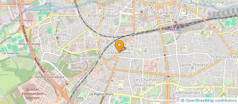 localisation de l'entreprise MONSIEUR STEVEN RIO  RENNES